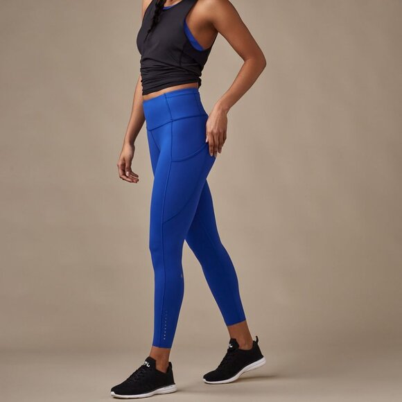 Lululemon Women's Fast And Free 7/8 Tight 25" Leggings - Blue - Picture 1 of 12